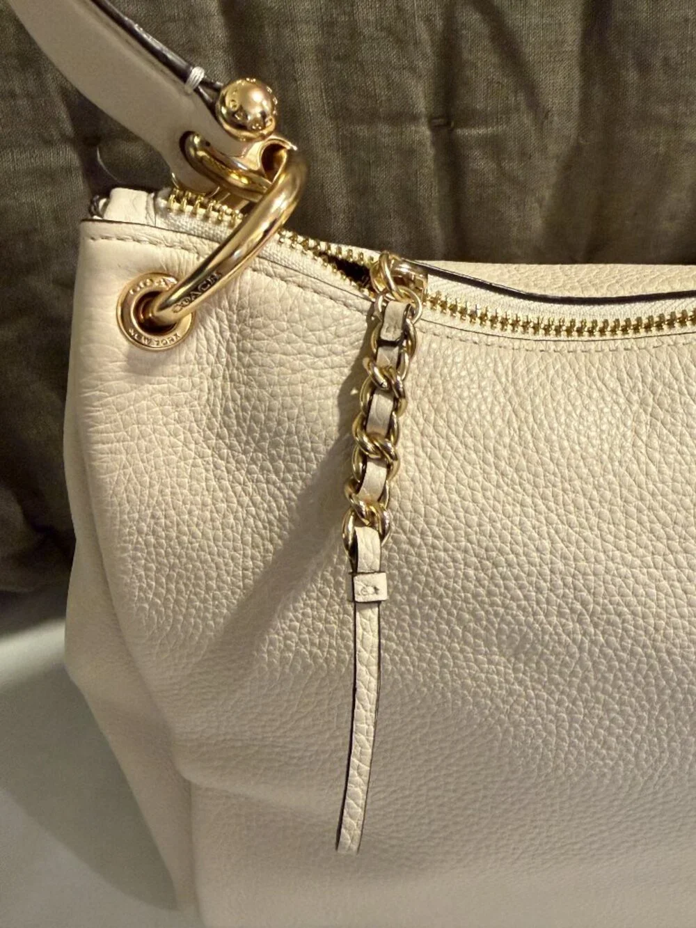 Coach Mia Shoulder Bag - Ivory